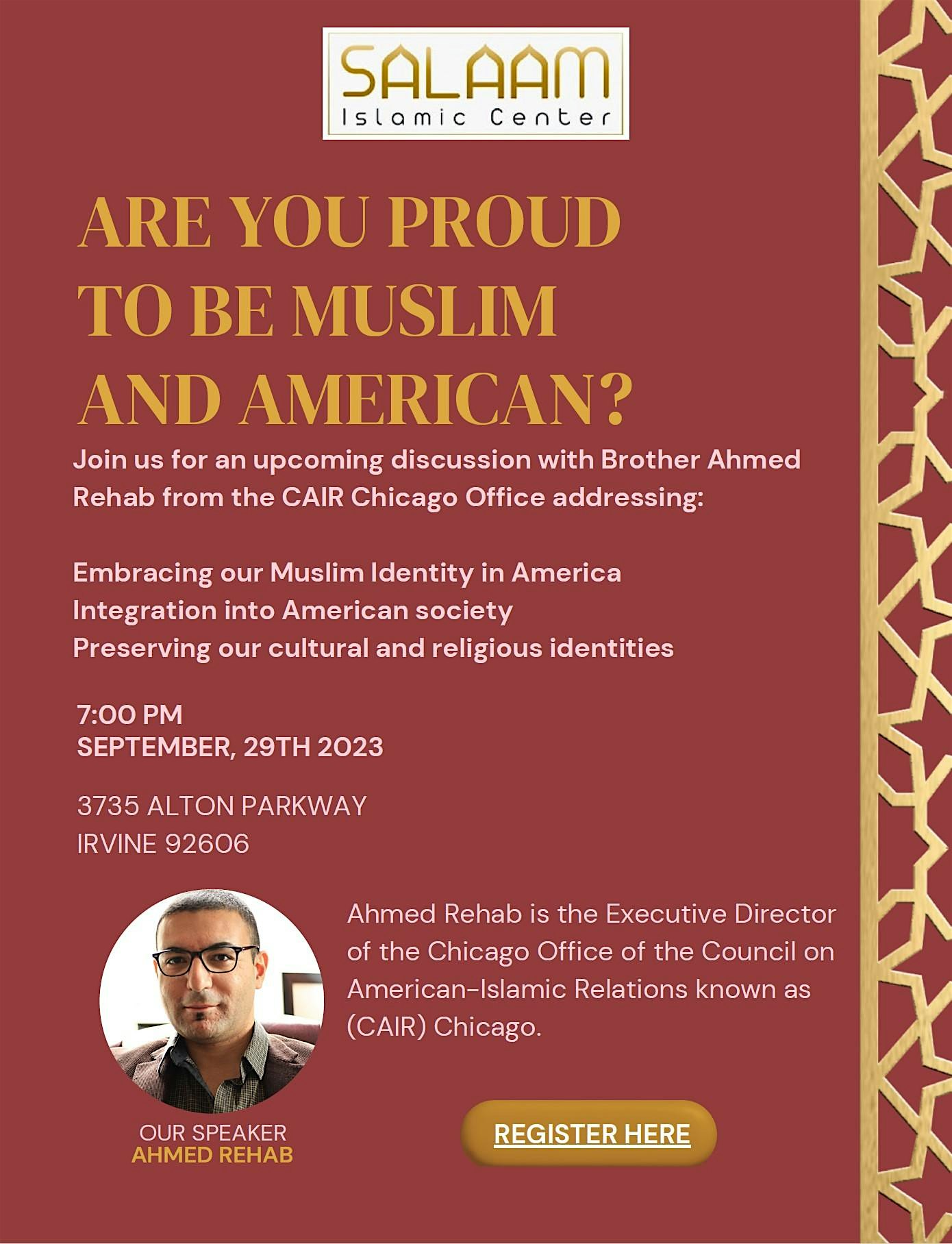 ARE YOU PROUD TO BE MUSLIM AND AMERICAN?