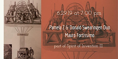 Pamela Z & Donald Swearingen Duo + Mauro Fortissimo (Spirit of Invention III) primary image