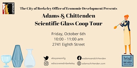 Image principale de Adams & Chittenden Scientific Glass Coop Tour