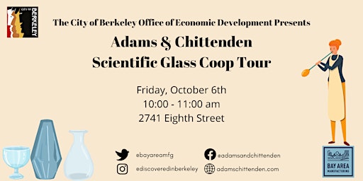 Adams & Chittenden Scientific Glass Coop Tour primary image