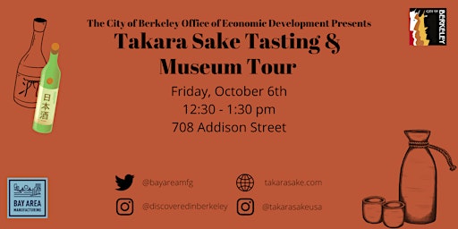 Takara Sake Tasting and Museum Tour primary image