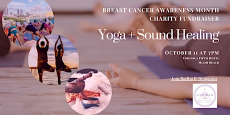 Yoga &  Sound Healing/Breast Cancer  Awareness Month Charity Fundraiser primary image