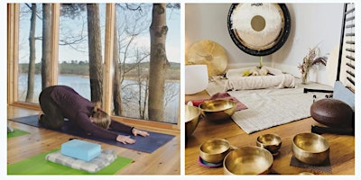 Primaire afbeelding van Yoga and Sound: Spring edition. Flowing yoga, breathing & sound bathing-€30