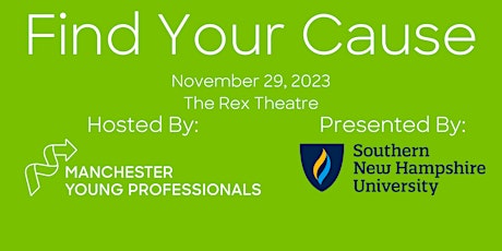 Find Your Cause Presented by Southern New Hampshire University primary image