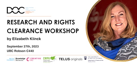 Image principale de Research and Rights Clearance Workshop with Elizabeth Klinck