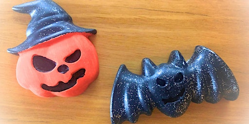 Decorate your own Halloween fridge magnets primary image