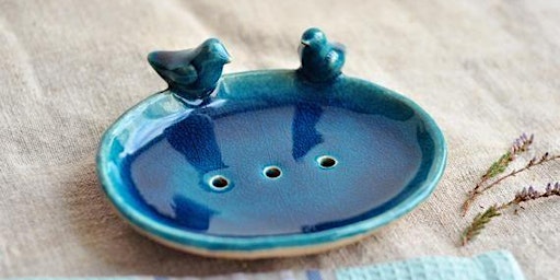Make Soap Dishes on Pottery Wheel for couples  with Kelsey primary image