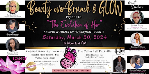 Image principale de Beauty Over Brunch/ Impowered 2 Glow Womens Empowerment Brunch