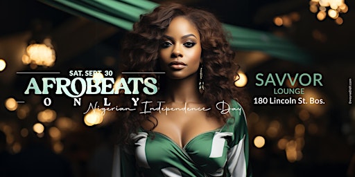 Afrobeats ONLY |Savvor Boston | Saturday Night primary image