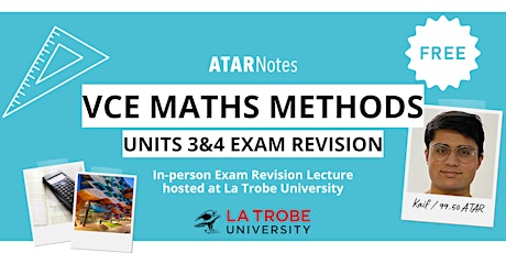 VCE Methods 3&4 Exam Cram Lecture FREE primary image