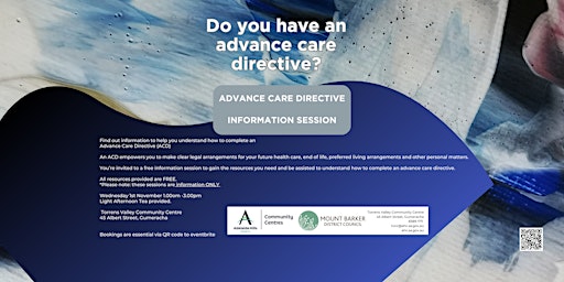 Image principale de Advance Care Directive Information Session
