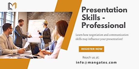 Presentation Skills - Professional 1 Day Training in Barrie