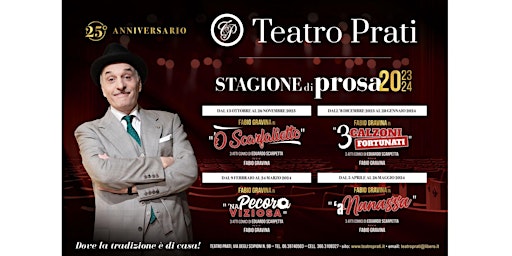 Hauptbild für TEATRO PRATI Stagione di prosa 2023/2024