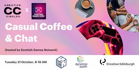 Imagem principal de Creative Circles: Casual Coffee & Chat (hosted by Scottish Games Network)