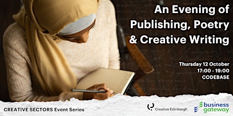 Image principale de Creative Sectors: An Evening of Publishing, Poetry & Creative Writing