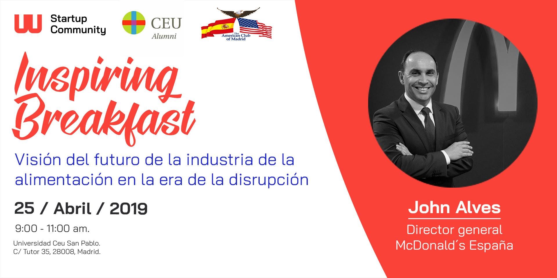 #InspiringBreakfast: John Alves, director general McDonald´s España