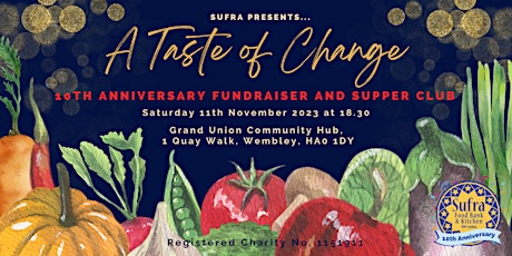 A Taste of Change: Sufra's 10th Anniversary Fundraiser and Supper Club primary image