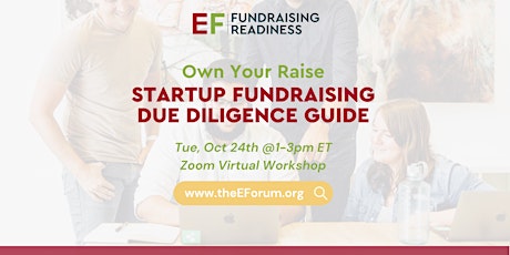 Own Your Raise: Startup Fundraising Due Diligence Guide  primärbild