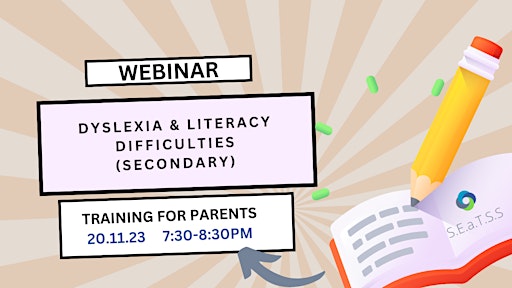 Collection image for SEaTSS Parent Training Dyslexia, Literacy & Study