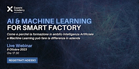 Immagine principale di AI & Machine Learning for Smart Factory 