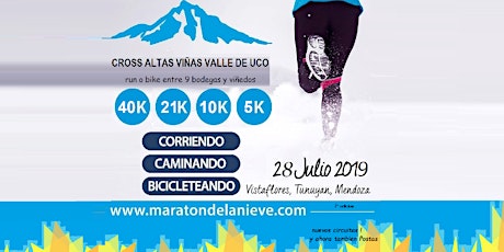 Imagen principal de  Cross Altas Viñas Valle de Uco - 7ª edicion - Maraton de la Nieve 