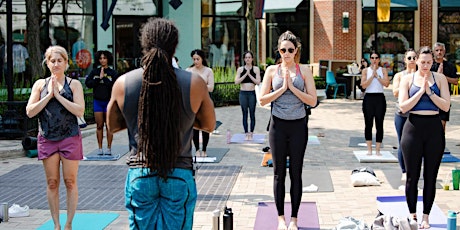 Yoga at Fido Fest!