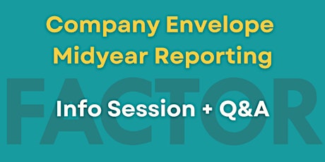 Primaire afbeelding van Company Envelope Recipients - Midyear Report: Session 1