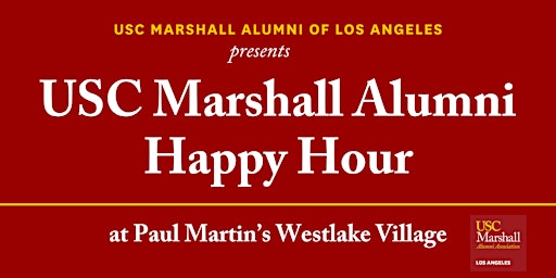 Primaire afbeelding van USC Marshall Alumni of LA Business Networking Event - Westlake Village