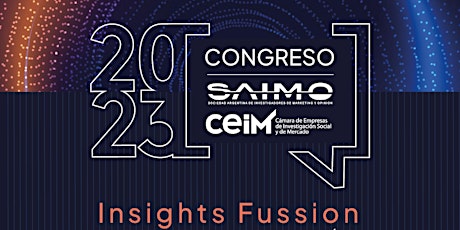 Primaire afbeelding van Congreso SAIMO CEIM 2023 Insights Fussion