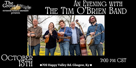 An Evening with The Tim O'Brien Band primary image
