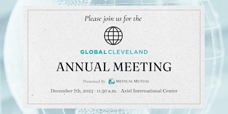 Imagen principal de Global Cleveland's Annual Meeting