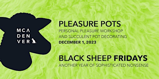 Pleasure Pots: Personal Pleasure Workshop & Succulent Pot Decorating primary image