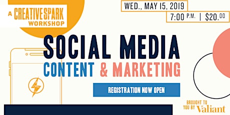 Creative Spark: Social Media Content & Marketing Workshop primary image