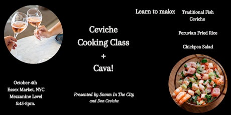 Ceviche Cooking Class & Cava Pairings primary image