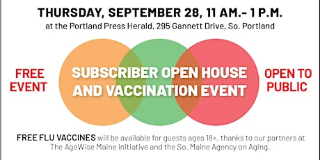 Subscriber Open House and Vaccination Event primary image