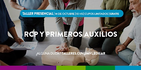 Hauptbild für Taller  presencial  RCP y Primeros Auxilios
