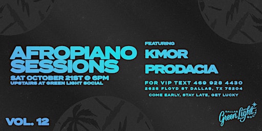 October 21st - AFROPIANO SESSIONS primary image