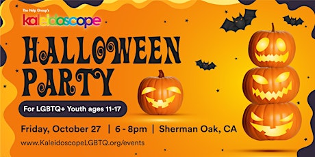 Imagem principal do evento Halloween Party for LGBTQ+ Youth!