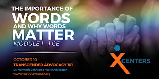 Imagem principal do evento XCenter: The Importance of Words and Why Words Matter