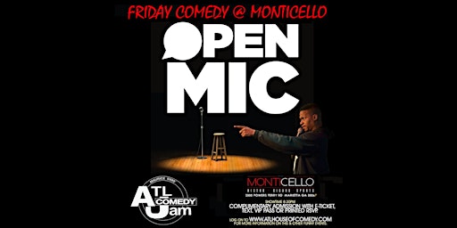 Friday Open Mic Comedy in the ATL primary image
