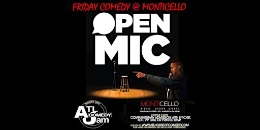 Image principale de Friday Open Mic Comedy in the ATL