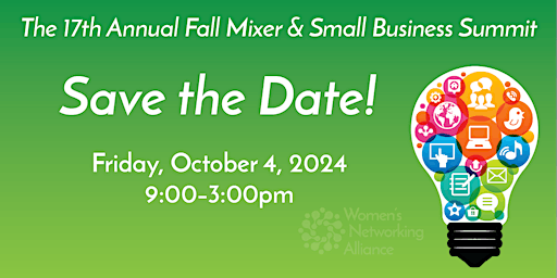 Immagine principale di 17th Annual Fall Mixer and Small Business Summit 