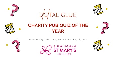 Birmingham St Mary's Hospice Charity Pub Quiz 2019 primary image