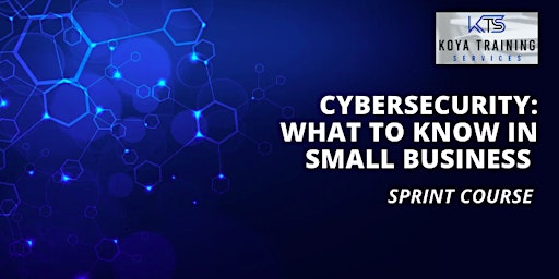 Primaire afbeelding van Cybersecurity: What to know in small business (sprint course)