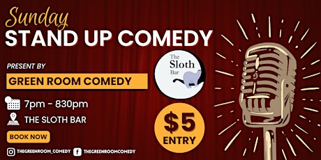 Sunday Comedy at the Sloth Bar primary image