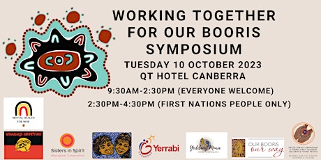 Working Together For Our Booris Symposium - Tues 10 October 2023 primary image