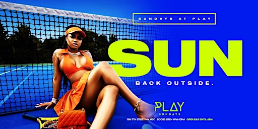 Sunday Funday at PLAY w/ QUICKSILVA: Doors Open 6PM-12AM: MajorAndPerry.com primary image