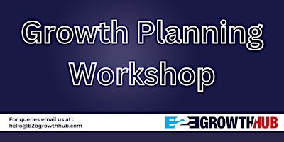 Growth Planning Workshop primary image