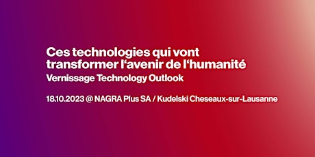 Imagem principal do evento Ces technologies qui vont transformer l'avenir de l'humanité