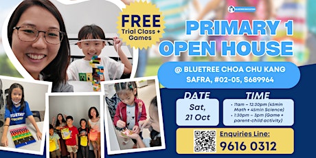 Primary 1 Open House [Free Trial Class + Games] primary image
